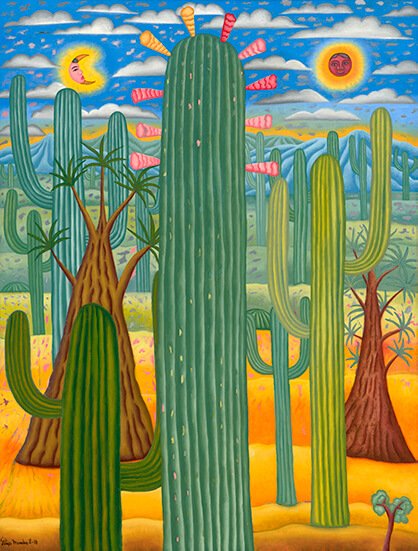 Felipe Morales_Cactus y sotolines_Arte_Oaxaca
